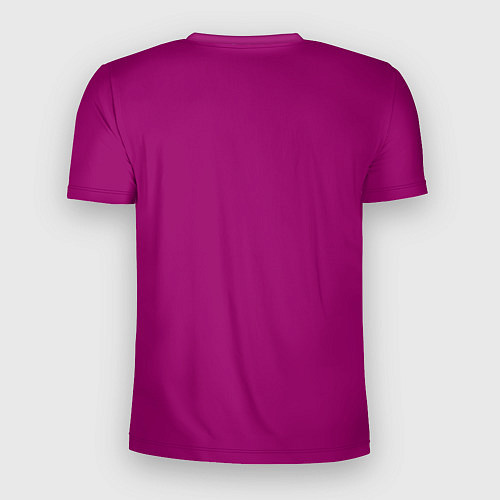 Мужская спорт-футболка Радуга v3 - Баклажановый / 3D-принт – фото 2