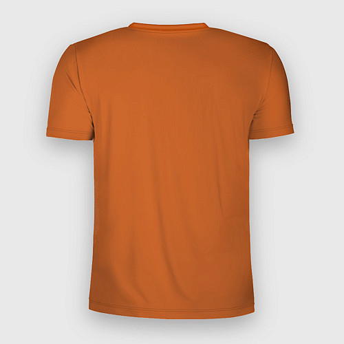 Мужская спорт-футболка Радуга v6 - оранжевый / 3D-принт – фото 2
