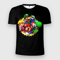Футболка спортивная мужская Марио, цвет: 3D-принт