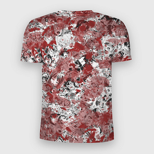 Мужская спорт-футболка Кровавый ахегао / 3D-принт – фото 2