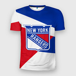 Мужская спорт-футболка Нью-Йорк Рейнджерс