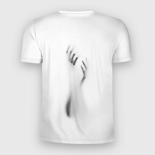 Мужская спорт-футболка Руки за стеклом / 3D-принт – фото 2