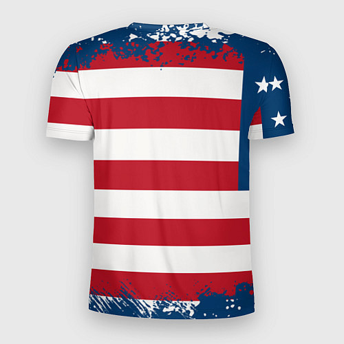Мужская спорт-футболка Америка / 3D-принт – фото 2