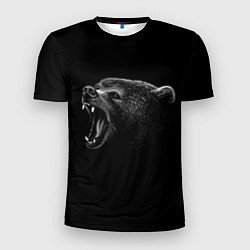 Футболка спортивная мужская Медведь, цвет: 3D-принт