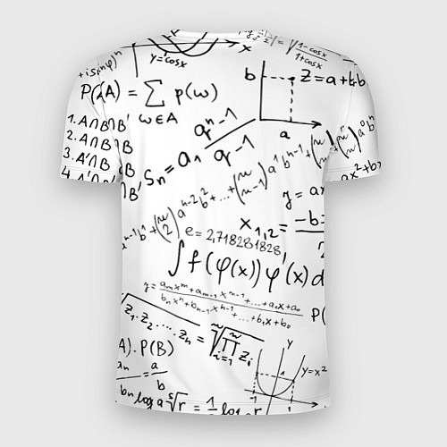 Мужская спорт-футболка Мама,я математик! / 3D-принт – фото 2