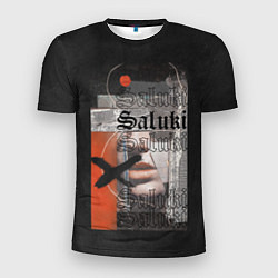 Футболка спортивная мужская SALUKI, цвет: 3D-принт