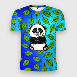 Мужская спорт-футболка Панда