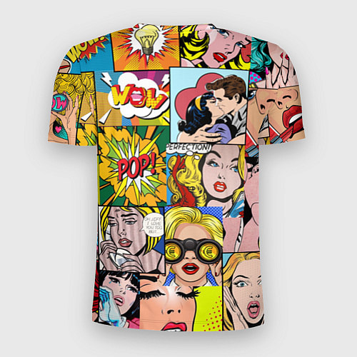 Мужская спорт-футболка Pop Art / 3D-принт – фото 2