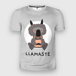 Мужская спорт-футболка Лама Намасте