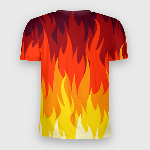Мужская спорт-футболка Among Us Fire Z / 3D-принт – фото 2