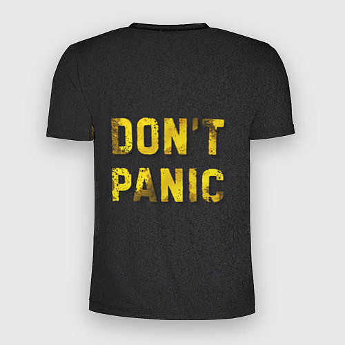 Мужская спорт-футболка DONT PANIC / 3D-принт – фото 2