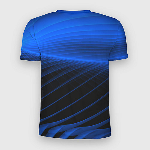 Мужская спорт-футболка Неоновые лучи / 3D-принт – фото 2