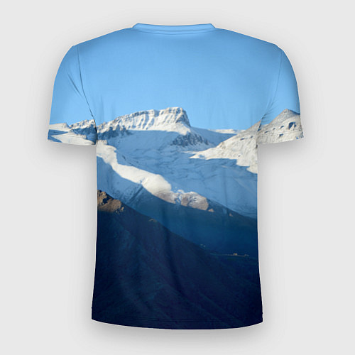 Мужская спорт-футболка Снежные горы / 3D-принт – фото 2