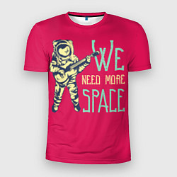 Мужская спорт-футболка Нужно больше космоса