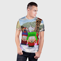 Футболка спортивная мужская Южный Парк South Park, цвет: 3D-принт — фото 2