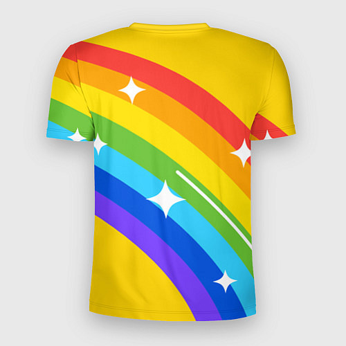 Мужская спорт-футболка AMONG US - Радужный / 3D-принт – фото 2