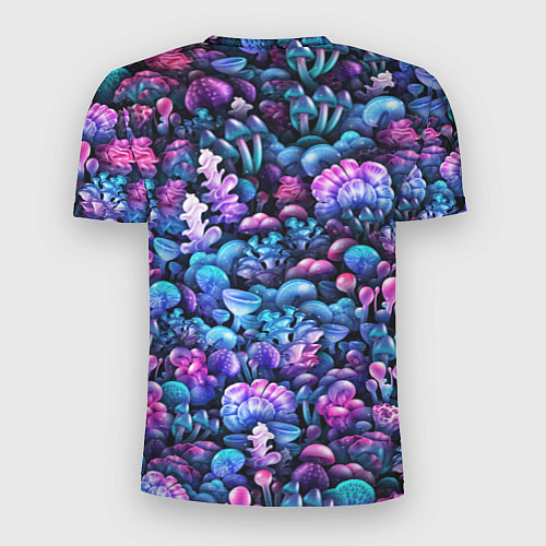 Мужская спорт-футболка Волшебные грибы / 3D-принт – фото 2