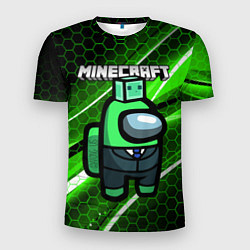 Мужская спорт-футболка Among Us х Minecraft Z