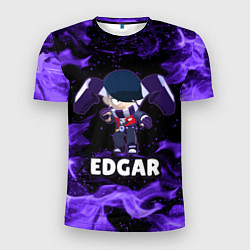 Футболка спортивная мужская BRAWL STARS EDGAR, цвет: 3D-принт