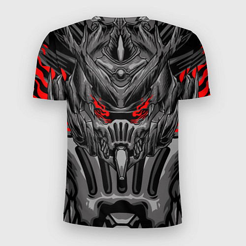 Мужская спорт-футболка Темный самурай / 3D-принт – фото 2