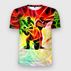 Мужская спорт-футболка CS GO Neon