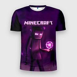 Мужская спорт-футболка Minecraft Слендермен