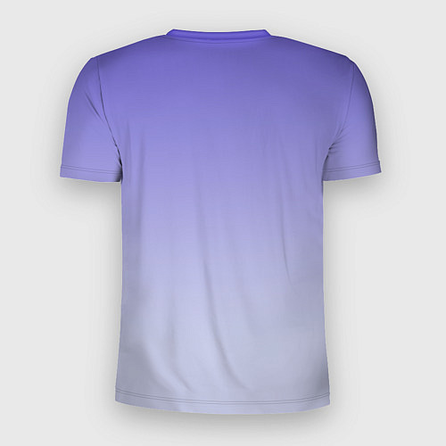Мужская спорт-футболка Енот акварелью потеки / 3D-принт – фото 2