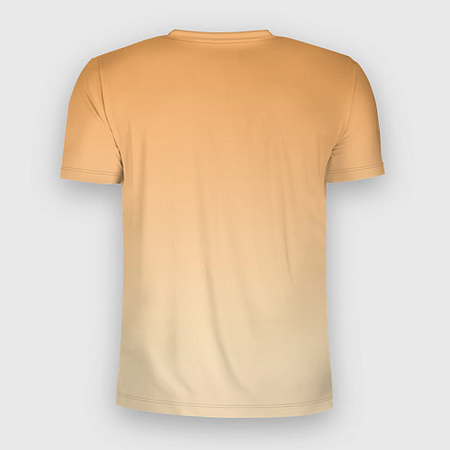 Мужская спорт-футболка Акварельная лиса задумчивости / 3D-принт – фото 2