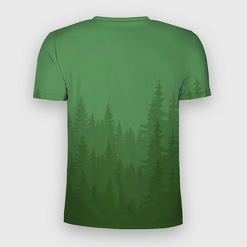 Мужская спорт-футболка Зеленый Лес / 3D-принт – фото 2