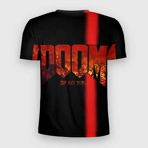 Мужская спорт-футболка Doom Rip and Tear / 3D-принт – фото 2