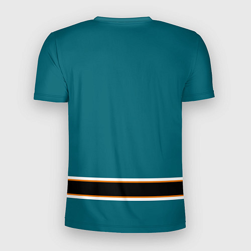 Мужская спорт-футболка Сан-Хосе Шаркс Форма1 / 3D-принт – фото 2