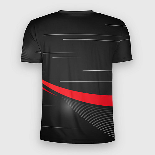Мужская спорт-футболка TESLA ABSTRACT ТЕСЛА СПОРТ / 3D-принт – фото 2