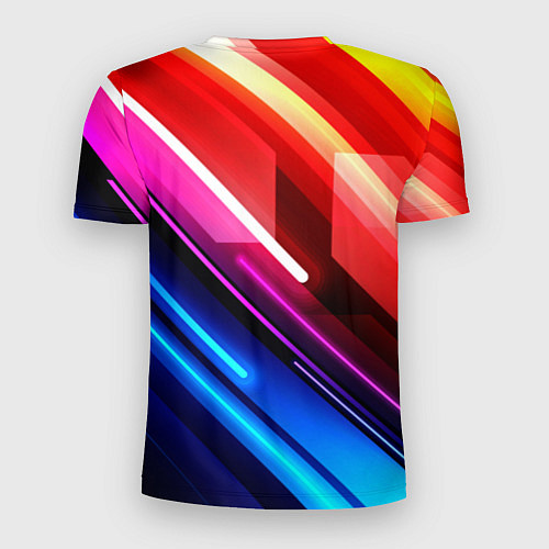 Мужская спорт-футболка НЕОН / 3D-принт – фото 2