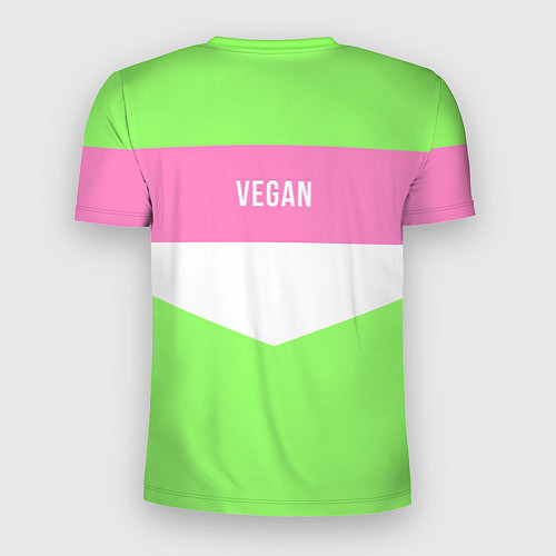 Мужская спорт-футболка Eat pussy Its vegan / 3D-принт – фото 2