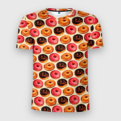 Мужская спорт-футболка Пончики