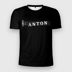 Футболка спортивная мужская Anton, цвет: 3D-принт