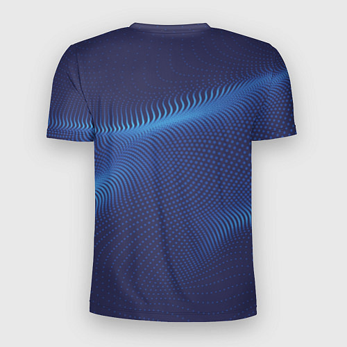 Мужская спорт-футболка 3D волна / 3D-принт – фото 2