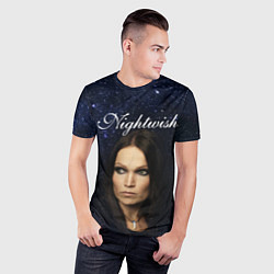 Футболка спортивная мужская Nightwish Tarja Turunen Z, цвет: 3D-принт — фото 2