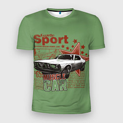 Мужская спорт-футболка Muscle car