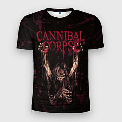 Мужская спорт-футболка Cannibal Corpse Skeleton