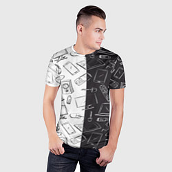 Футболка спортивная мужская Гаджеты, цвет: 3D-принт — фото 2