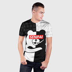 Футболка спортивная мужская MONOKUMA МОНОКУМА, цвет: 3D-принт — фото 2