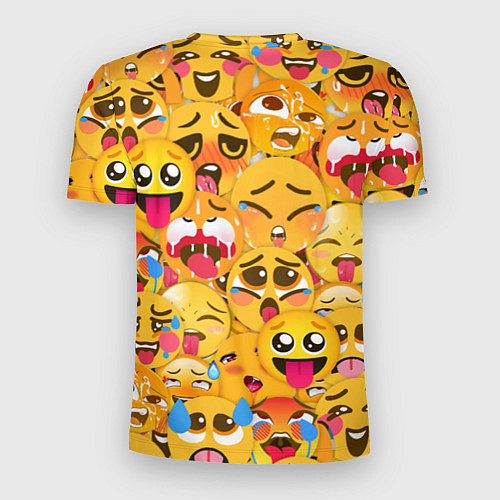 Мужская спорт-футболка AHEGAO EMOJI / 3D-принт – фото 2