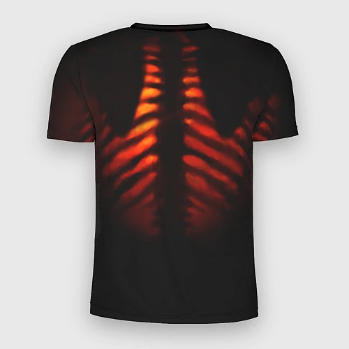 Мужская спорт-футболка Тепло души / 3D-принт – фото 2
