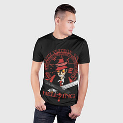 Футболка спортивная мужская Hellsing, цвет: 3D-принт — фото 2