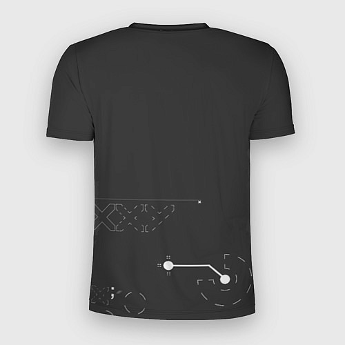 Мужская спорт-футболка Desert Eagle: Printstream Graphite / 3D-принт – фото 2