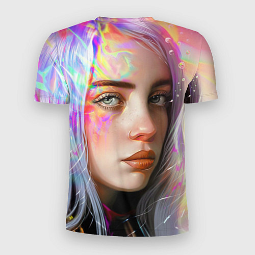 Мужская спорт-футболка Billie Eilish / 3D-принт – фото 2