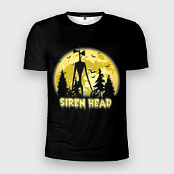 Мужская спорт-футболка Siren Head Yellow Moon