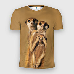 Мужская спорт-футболка Сурикаты