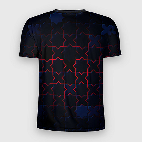 Мужская спорт-футболка Геометрический вальс / 3D-принт – фото 2